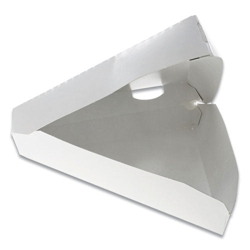 Pizza Hinged Container, 8.26 X 6.56 X 1.5, White, 500-carton
