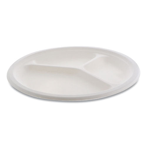 Earthchoice Compostable Fiber-blend Bagasse Dinnerware, Bowl, 6.38 Diameter, 12 Oz, Natural, 1,000-carton