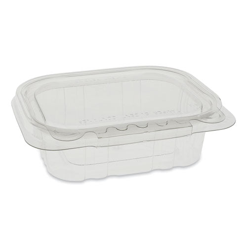 Earthchoice Tamper Evident Deli Container, 8 Oz, 5.38 X 4.5 X 1.5, 1-compartment, Clear, 320-carton