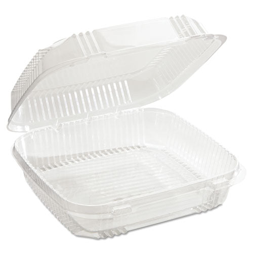 Clearview Smartlock Containers, 49oz, 8 13-64 X 8 11-32 X 2 29-32, 200-carton