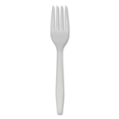 Meadoware Polystyrene Cutlery, Soup Spoon, Medium Heavy Weight, Black, 1,000-carton