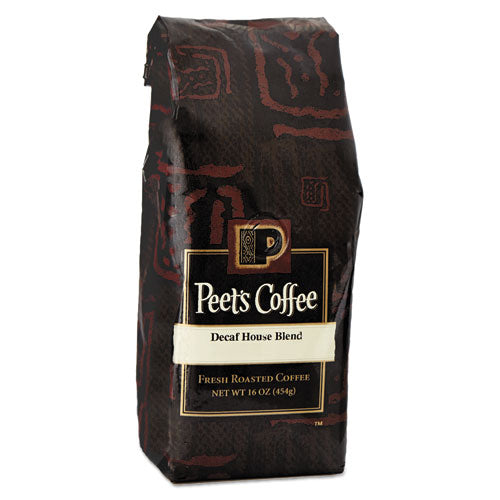 Bulk Coffee, House Blend, Decaf, Ground, 1 Lb Bag
