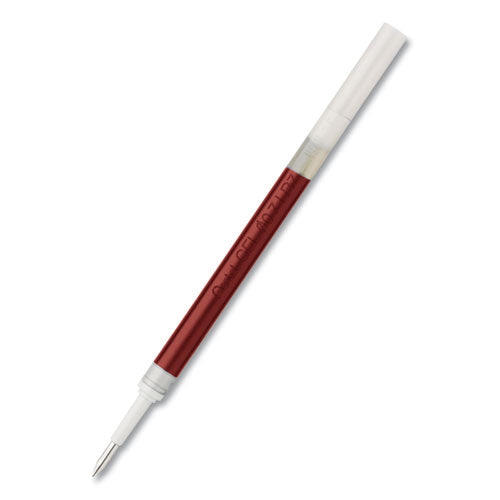 Refill For Pentel Energel Retractable Liquid Gel Pens, Conical Tip, Medium Point, Red Ink
