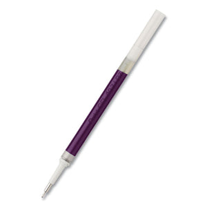 Refill For Pentel Energel Retractable Liquid Gel Pens, Needle Tip, Medium Point, Violet Ink