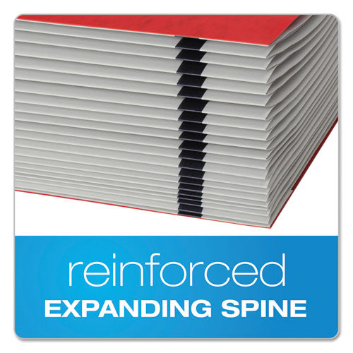 Expanding Desk File, 23 Dividers, Alpha, Letter-size, Red Cover