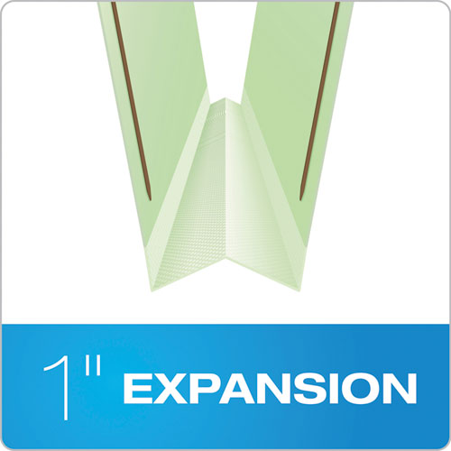 Heavy-duty Pressboard Folders W- Embossed Fasteners, Letter Size, Green, 25-box