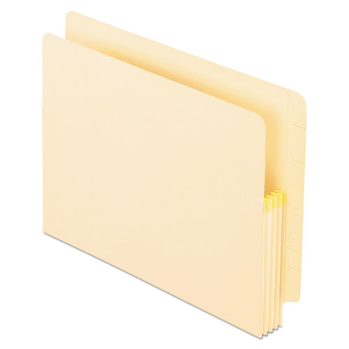 Manila Drop Front Shelf File Pockets, 3.5" Expansion, 25 Sections, Legal Size, Manila, 25-box