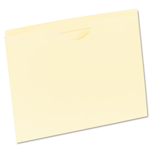 Manila Reinforced File Jackets, 2-ply Straight Tab, Legal Size, Manila, 50-box