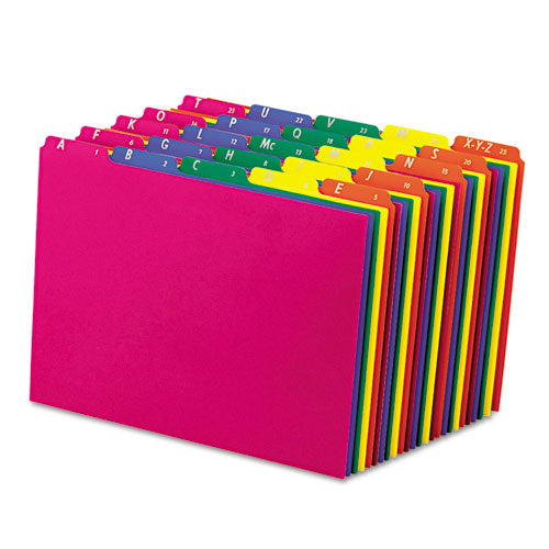 Poly Top Tab File Guides, 1-5-cut Top Tab, 1 To 30-31, 8.5 X 11, Assorted Colors, 31-set