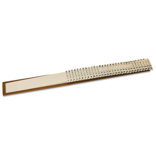General Purpose Indexed Sorter, 31 Dividers, Alpha-numeric-months-dates-days, Letter-size, Brown Frame