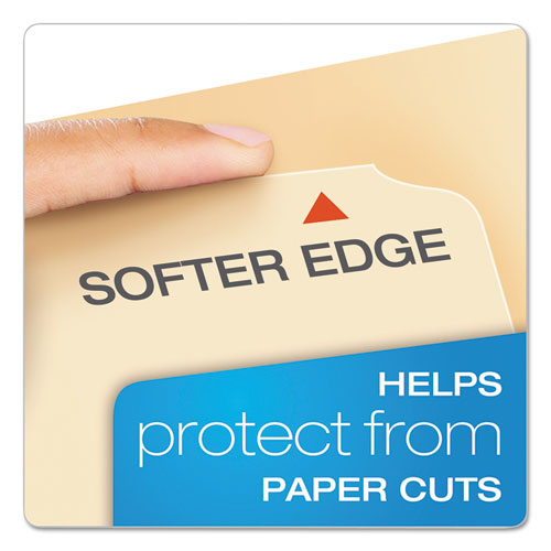 Cutless File Folders, 1-3-cut Tabs, Letter Size, Manila, 100-box