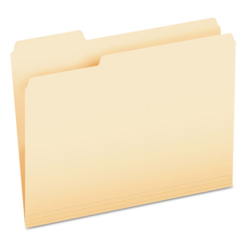 Cutless File Folders, 1-3-cut Tabs, Letter Size, Manila, 100-box