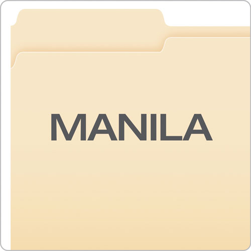 Manila File Folders, 1-3-cut Tabs, Legal Size, 100-box