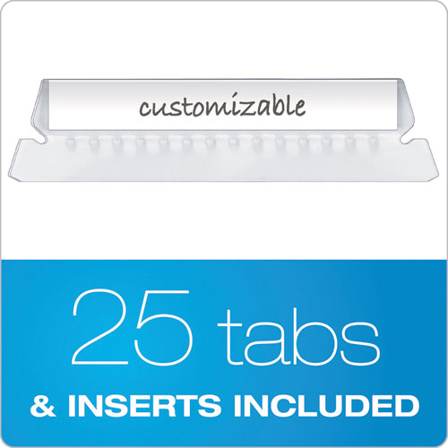 Glow Hanging File Folders, Letter Size, 1-5-cut Tab, Assorted, 25-box