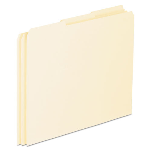 Blank Top Tab File Guides, 1-3-cut Top Tab, Blank, 8.5 X 11, Manila, 100-box