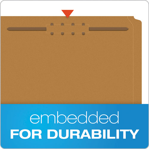 Kraft Folders With Two Fasteners, 1-3-cut Tabs, Letter Size, Kraft, 50-box
