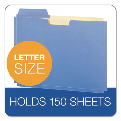 File Folder Pocket, 0.75" Expansion, Letter Size, Assorted, 10-pack