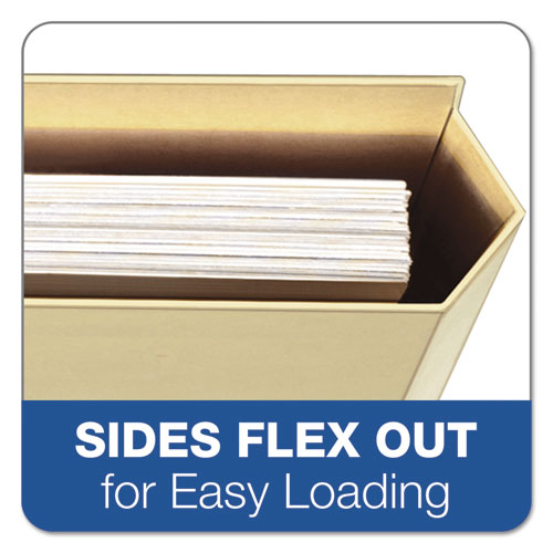 File Folder Pocket, 0.75" Expansion, Letter Size, Assorted, 10-pack