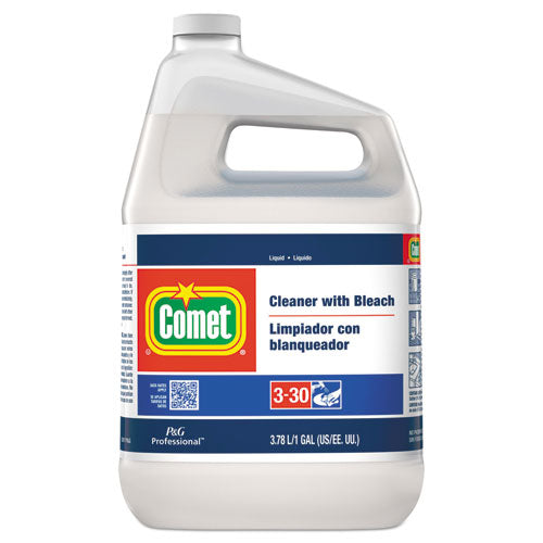 Cleaner With Bleach, Liquid, One Gallon Bottle, 3-carton