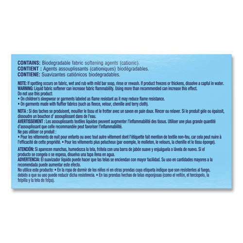 Coin Vend Liquid Fabric Softener, Single-use Packet, April Fresh, 156-carton