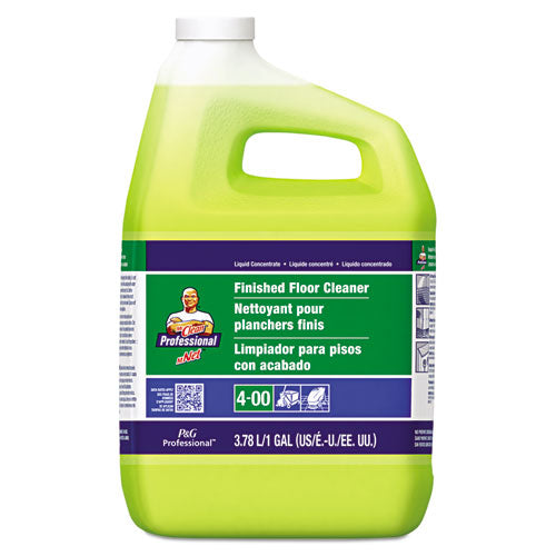 Finished Floor Cleaner, Lemon Scent, One Gallon Bottle, 3-carton