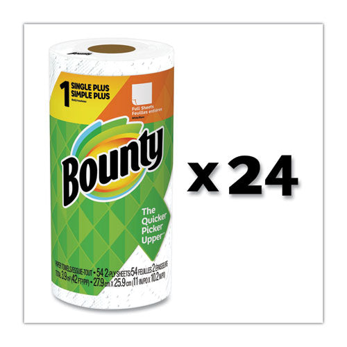 Kitchen Roll Paper Towels, 2-ply, White, 48 Sheets-roll, 24 Rolls-carton