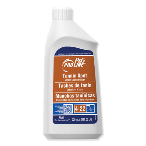 Tannin Spot Carpet Spot Remover, Peach, 25 Oz Bottle, 15-carton