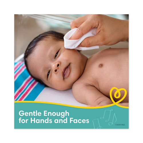 Sensitive Baby Wipes, White, Cotton, Unscented, 64-tub
