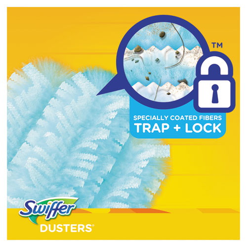 Refill Dusters, Dust Lock Fiber, Light Blue, Lavender Vanilla Scent, 10-box