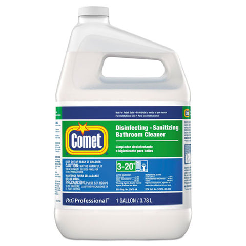 Disinfecting-sanitizing Bathroom Cleaner, One Gallon Bottle, 3-carton