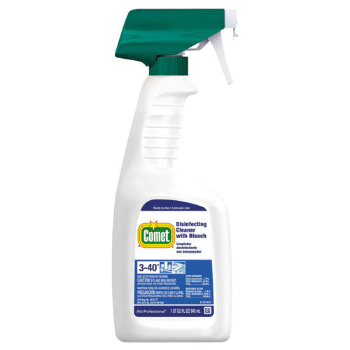 Disinfecting Cleaner W-bleach, 1 Gal Bottle, 3-carton