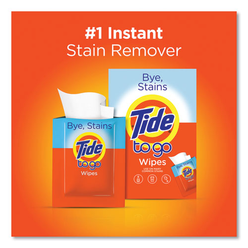 To Go Instant Stain Remover Wipes, 6 X 5, Scented, 10-box, 12 Boxes-carton