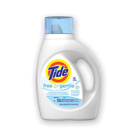 Free And Gentle Laundry Detergent, 32 Loads, 46 Oz Bottle, 6-carton