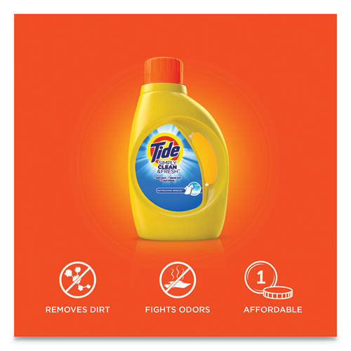 Simply Clean And Fresh Laundry Detergent, Refreshing Breeze, 64 Loads, 92 Oz Bottle