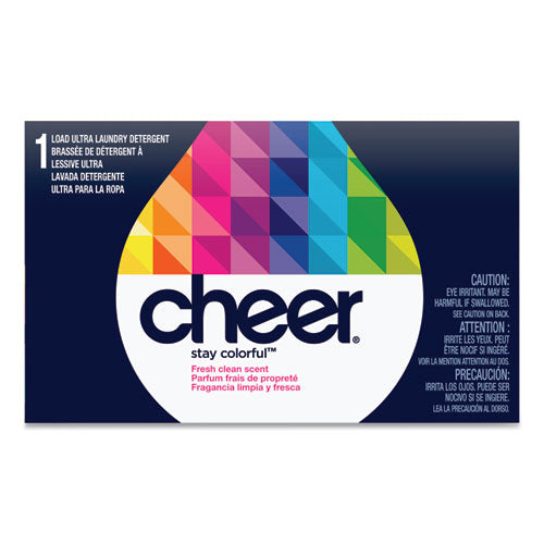 Powder Laundry Detergent, Fresh Clean Scent, 1.5 Oz Box, 156-carton