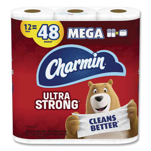 Ultra Strong Bathroom Tissue, Septic Safe, 2-ply, 4 X 3.92, White, 264 Sheet-roll, 4-pack, 6 Packs-carton