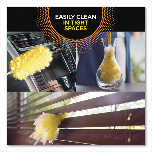 Heavy Duty Dusters Starter Kit, 6" Handle With Two Disposable Dusters, 4 Kits-carton