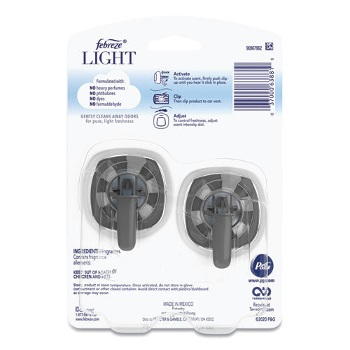 Car Air Freshener, Sea Spray, 2 Ml Clip, 2-pack, 8 Packs-carton