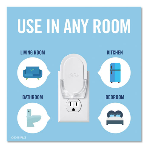 Plug Air Freshener Warmer, 2.5" X 3" X 4", Off White, 4-carton