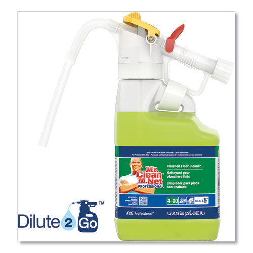 Dilute 2 Go, Mr Clean Finished Floor Cleaner, Lemon Scent, 4.5 L Jug, 1-carton