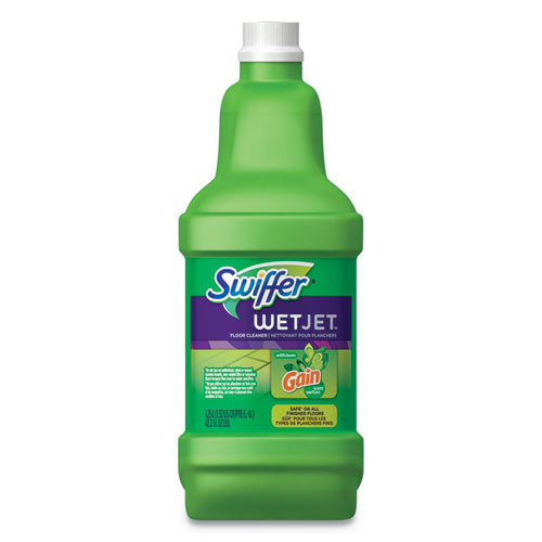 Wetjet System Cleaning-solution Refill, Original Scent, 1.25 L Bottle, 4-carton