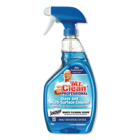Glass And Multi-surface Cleaner With Scotchgard Protector, Apple, 32 Oz Spray Bottle, Ready-to-use
