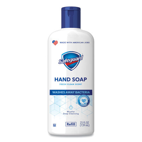 Liquid Hand Soap, Fresh Clean Scent, 25 Oz Bottle, 4-carton