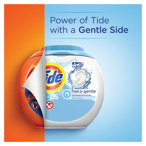 Free & Gentle Laundry Detergent, Pods, 72-pack, 4 Packs-carton