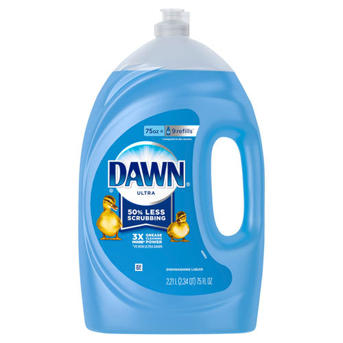 Ultra Liquid Dish Detergent, Dawn Original, 75 Oz Bottle, 6-carton