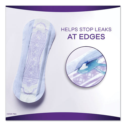Discreet Incontinence Liners, Very Light, Long, 44-pack