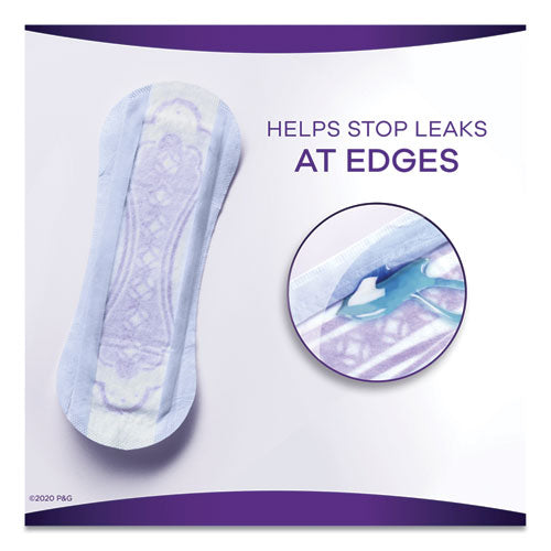 Discreet Incontinence Liners, Very Light, Long, 44-pack, 3 Packs-carton
