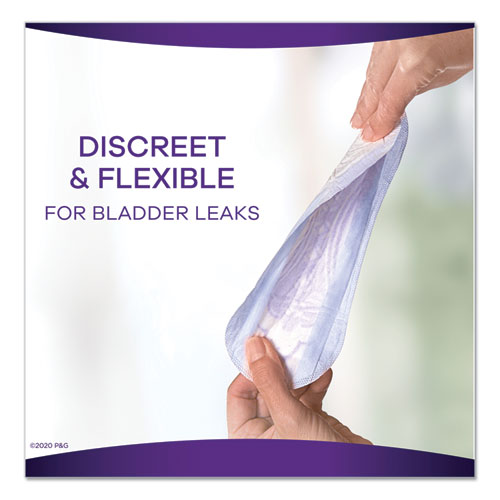 Discreet Incontinence Liners, Very Light, Long, 44-pack, 3 Packs-carton