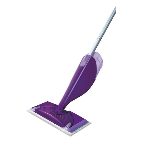 Wetjet Mop Starter Kit, 46" Handle, Silver-purple