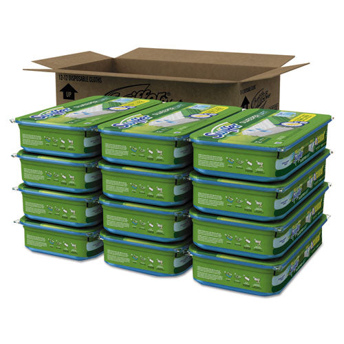 Wet Refill Cloths, Open Window Fresh, Cloth, White, 8x10, 12-tub, 12tub-carton